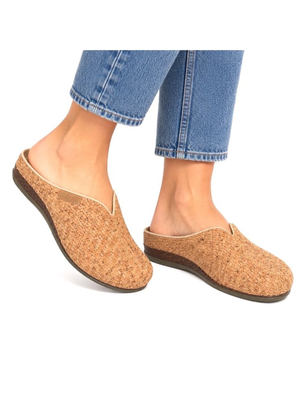 Stegmann Mules Womens 11 Cork Clog Earthy Grandma Cottagecore European Boho Eco